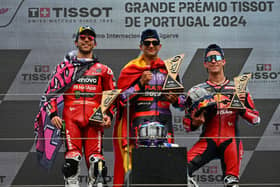 Spaniard Jorge Martin won the Grand Prix of Portugal from Enea Bastianini and Pedro Acosta