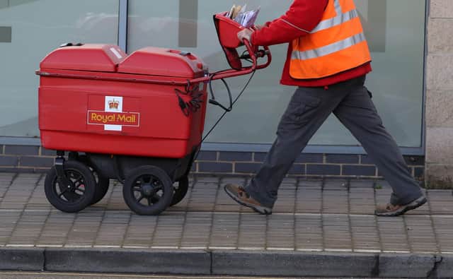 Christmas is Royal Mail’s busiest period, with around double the normal number of parcels and stamped letters processed