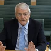 Screen grab taken from Parliament TV of former prime minister Sir John Major giving evidence to the Northern Ireland Affairs Committee's inquiry into the effectiveness of the institutions of the Good Friday Agreement. Picture date: Tuesday February 7, 2023.
