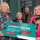 The Mayor councillor Sandra Duffy has officially launched Derry City and Strabane District Council’s Enterprise Week which is taking place from March 6 to 10. Included are Anna Doherty, chief executive, Londonderry Chamber of Commerce, Maria McKeever, business officer DCSDC and Brian O’Neill,  Enterprise North West