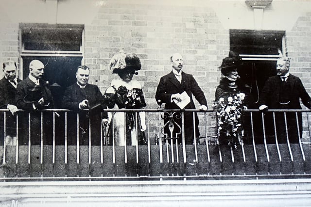 Chesterfield Royal hospital. Opening of the nurses' home, July 1903 by the Duchess of Devonshire