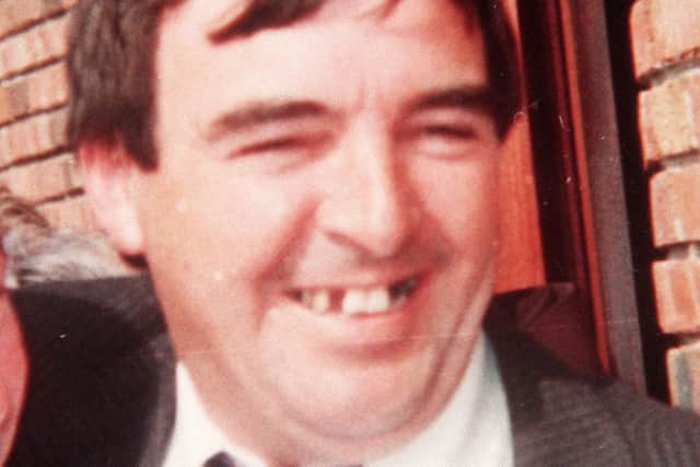 Catholic workman Eamon Fox who was shot dead by the UVF in 1994 in Belfast