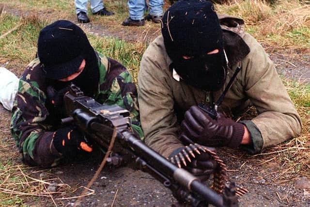An IRA active service unit on the south Armagh border