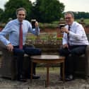 Prime Minister Sir Keir Starmer (right) and Taoiseach Simon Harris drink a pint of Guinness during his visit to Chequers earlier this month. The much-touted reset in relations cannot be a reason not to challenge Ireland. Photo: Carl Court/PA Wire