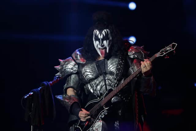 Kiss frontman Gene Simmons made a surprise appearance to watch the latest session of PMQs in the House of Commons