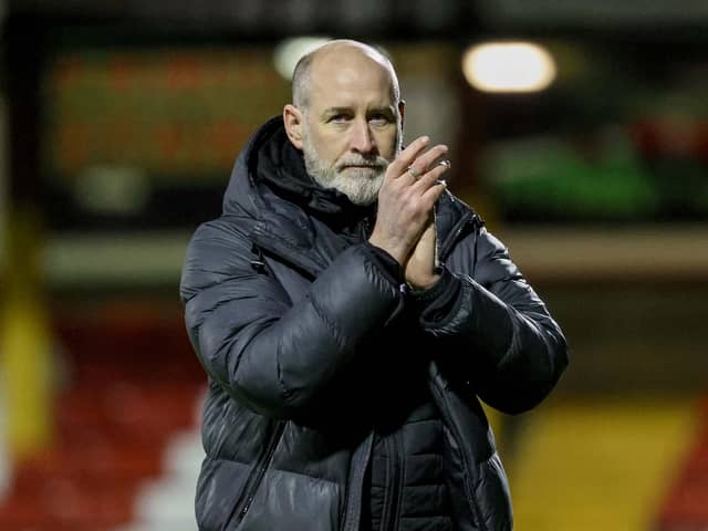 Larne manager Gary Haveron