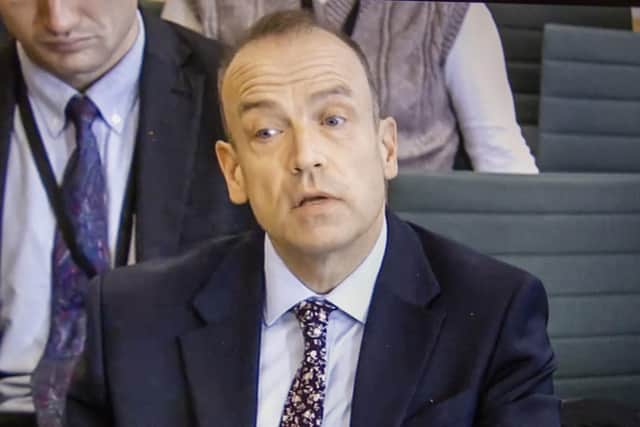 Secretary of State for Northern Ireland Chris Heaton-Harris,  speaking during a Northern Ireland Affairs Committee hearing on Tuesday 18 October 2022.