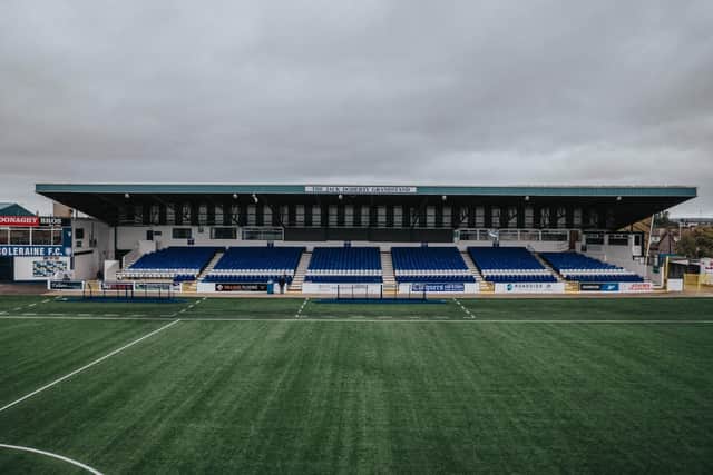 Coleraine Football Club are of interest to potential investment from the UK and United States