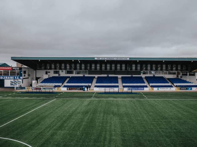 Coleraine Football Club are of interest to potential investment from the UK and United States