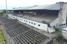 Casement Park in the Andersonstown area of Belfast. Photo: Niall Carson/PA Wire.