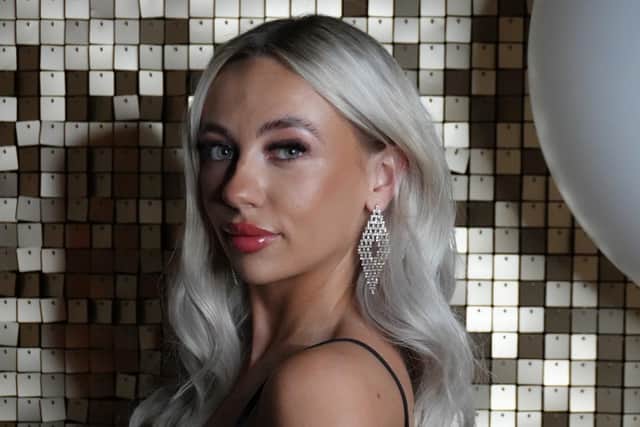 Miss Great Britain Belfast finalists Rainer-Alexandra Nelson from Hillsborough is doing a 120ft abseil down the Europa on Sunday, April 28, a 15,000 ft skydive on Friday, May 10 and taking part in the Race for Life for Cancer Research on Sunday, May 26