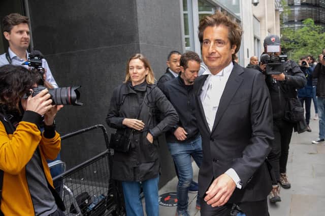 The Duke of Sussex's barrister, David Sherborne, arrives at the Rolls Buildings in central London for the phone hacking trial against Mirror Group Newspapers (MGN). A number of high-profile figures have brought claims against MGN over alleged unlawful information gathering at its titles.