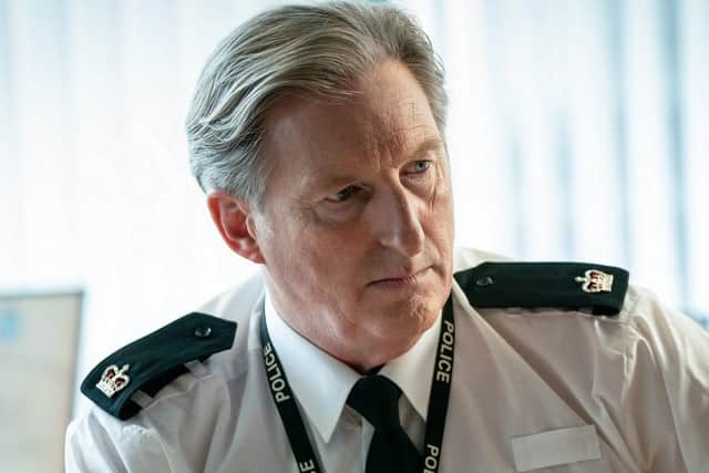 Adrian Dunbar as Superintendent Ted Hastings in the popular BBC series Line of Duty is now set to feature on ITV's DNA Journey to discover more about his ancestry