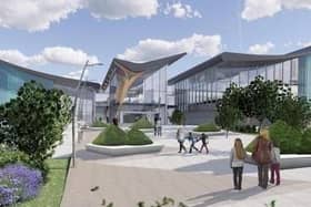 Computerised image of the planned regeneration to Dundonald Ice Bowl. Pic credit: LCCC