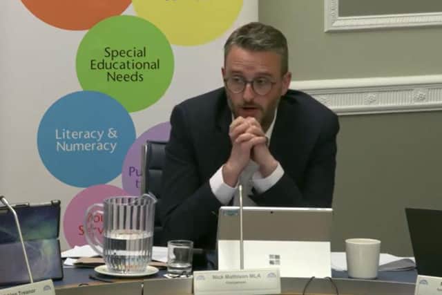 Nick Mathison Alliance DUP slams Sinn Fein and Alliance over amendment seeking legal right for ...