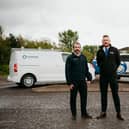 Belfast renewable industry companies, Everun and PAC Group, have welcomed plans for a £3bn investment by NIE Networks (NIEN) to upgrade Northern Ireland’s electricity network. The two companies have been calling for urgent developments in the existing grid to enable renewable energy sources to support the 2030 target to have 80% of all the country’s energy needs from renewables. Pictured are managing director of Everun, Michael Thompson and business development director at PAC Group, Darren Leslie