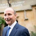 Tanaiste Micheal Martin at Pembroke College in Oxford where he addressed the British-Irish Association Conference.  Picture: Stefan Rousseau/PA