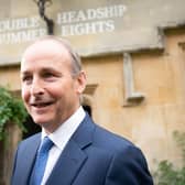 Tanaiste Micheal Martin at Pembroke College in Oxford where he addressed the British-Irish Association Conference.  Picture: Stefan Rousseau/PA