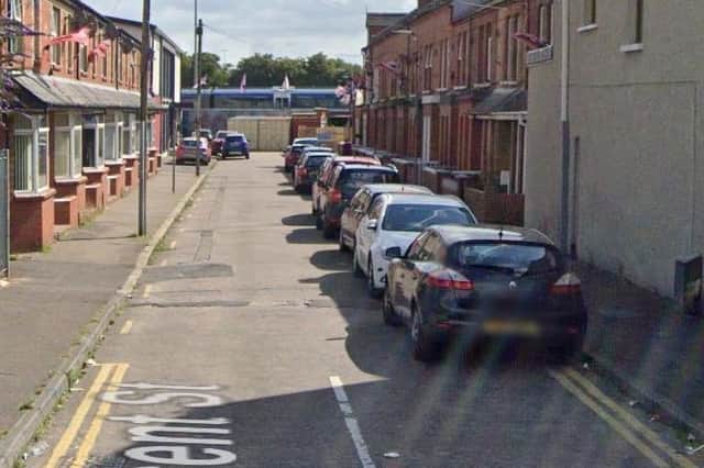 St Vincent Street, Belfast - Google image