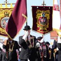 22/04/2019: The Apprentice Boys annual Easter Monday parade in east Belfast