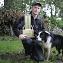 Michael Gallagher, international champion pictured at the international sheep dog presentation of prizes at McQuillan's farm, Masserene, Antrim. Picture: Steven McAuley/Kevin McAuley Photography Multimedia