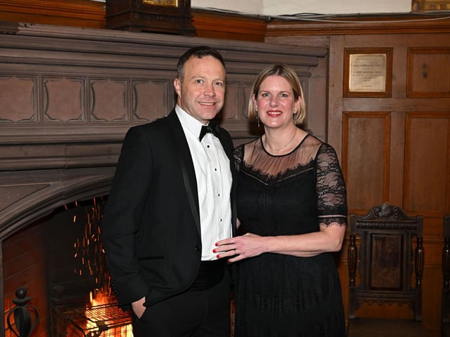 Matthew and Suzanne Williams at the OC Ball organised by the Old Campbellian Society.