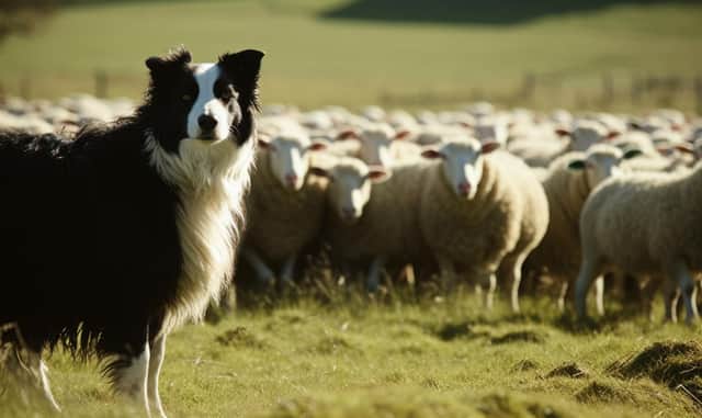 Border collies are beautiful, brainy dogs