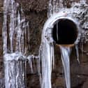 Frozen or burst pipes caused by freezing conditions.