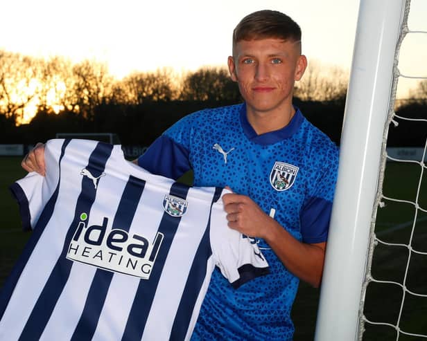 Callum Marshall has joined West Brom on loan from West Ham United. PIC: WBA