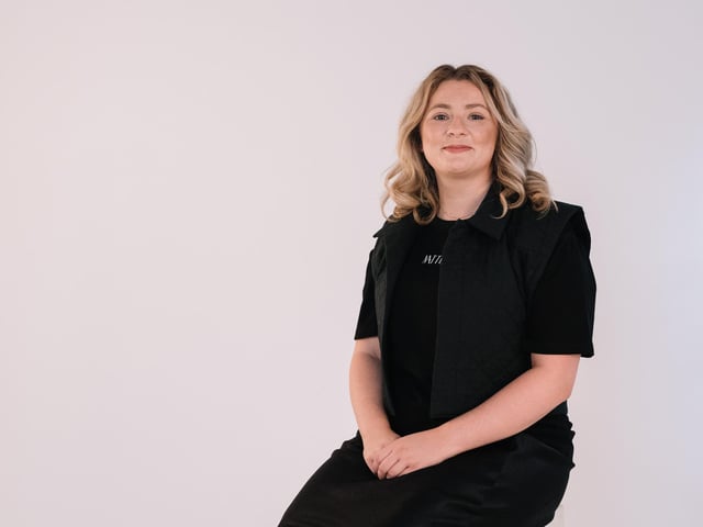 Gemma McAllister  from Carrickfergus and founder of WearMatter is blending sustainability and adaptive clothing to create a collection of outfits that are both functional and fashionable for people with disabilities