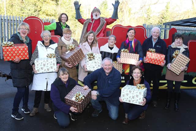 A group from Bangor Foodbank taking part in Christmas Cookery classes, learning to cook low-cost meals in slow cookers. The group has received a £351,559 grant from The National Lottery Community Fund to provide emergency food parcels and support services for people experiencing food poverty.