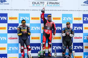 Eglinton's David Allingham has won eight Superstock 1000 races in 2026. (Photo by Ian Hopgood)