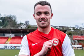Chris Gallagher joined reigning Premiership champions Larne from Cliftonville on Monday. PIC: Pacemaker