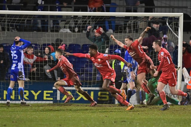 What a time to score your first goal for a club! Benny Igiehon netted in the 94th minute for Portadown to help them win what could arguably be the most dramatic Danske Bank Premiership game of the season.