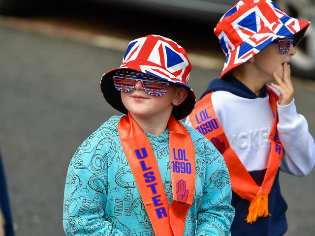 The Twelfth celebrations in Coleraine, hosted by Macosquin District LOL No. 8 parade though the town.