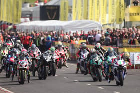 Last year's Supertwin Race 3 at the North West 200. Photo: Stephen Davison/Pacemaker Press