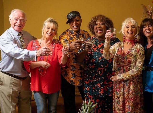 With Debbie McGee as host, TV chef Rustie Lee rustles up retro recipes for the guests; TV presenter Johnny Ball, pop star Cheryl Baker, actor Vicki Michelle and musician Leee John come along too