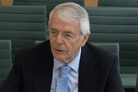 ​Sir John Major said he was ‘deeply grateful’ for the honorary degree