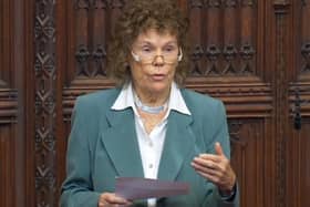 Baroness Hoey, the cross bench peer who was formerly a Labour MP, speaks in the House of Lords April 13 2021. Taken from Parliament TV