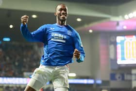 Rangers' Abdallah Sima scored twice in the 2-0 cinch Premiership win over St Mirren at Ibrox