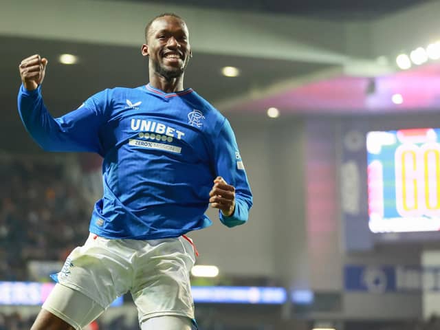 Rangers' Abdallah Sima scored twice in the 2-0 cinch Premiership win over St Mirren at Ibrox