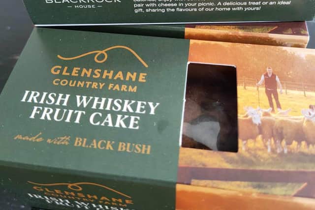 The Irish Whiskey Fruit Cake with Bushmills developed by Nichola Neill and Jamese McCloy for visitors to the sheep farm in Maghera
