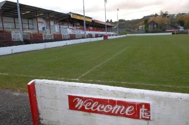 The incident took place after a game between Coleraine and Larne at Inver Park