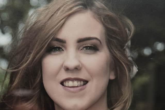 Natalie McNally who was stabbed to death in her home in Lurgan, County Armagh, on 18 December when she was 15 weeks pregnant.