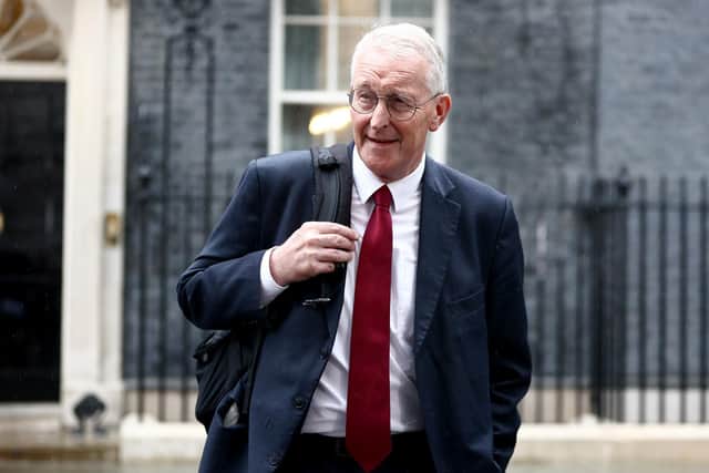 Labour MP Hilary Benn leaves 10 Downing Street, London, after being appointed Secretary of State for Northern Ireland following the landslide General Election victory for the Labour Party