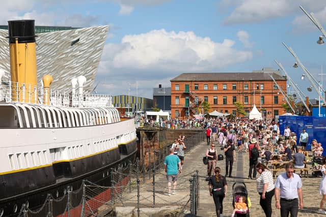 Belfast Maritime Festival welcomes a flotilla of vessels and ships to Queen's Quay and Belfast Harbour Marina. Photo: Matt Mackey/PressEye
