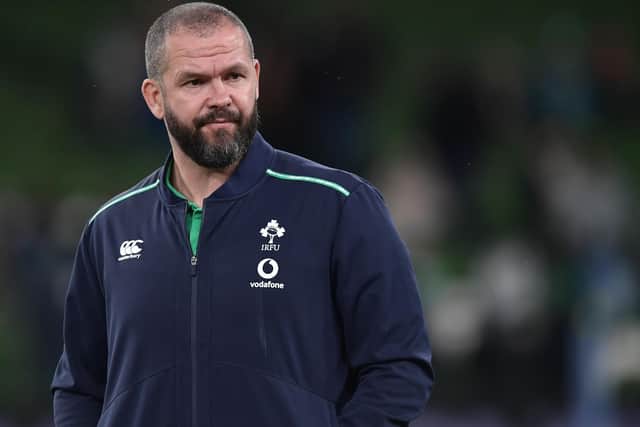Ireland head coach Andy Farrell is preparing his side for their Six Nations opener against Wales in Cardiff on Saturday. (Photo by Charles McQuillan/Getty Images)