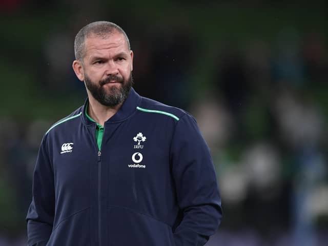 Ireland head coach Andy Farrell is preparing his side for their Six Nations opener against Wales in Cardiff on Saturday. (Photo by Charles McQuillan/Getty Images)