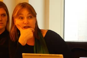 Professor Christine Bell at a UN Women conference
