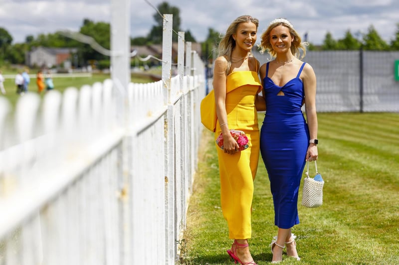 Day 2 at Down Royal Racecourse - Aimee Gibson and Jill Brown pictured at Down Royal.Photo by Phil Magowan / Press Eye